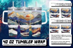 Sparkling Landscape Tumbler Wrap Design: Sublimation, 40oz Product Image 1