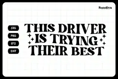 Funny Car Sticker Saying | Vehicle Decal - Their Best 2 Product Image 3
