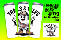 Unique 20oz Design for Sublimation , Funny Ghost Product Image 1