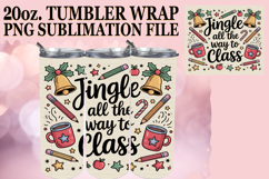 Cozy Dreams 20oz tumbler wrap, Teacher Product Image 1