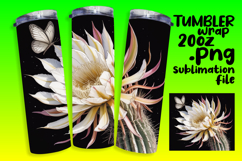 Sublimation File for 20oz Tumbler , Flowers Product Image 1