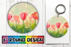 Sublimation Floral Magic Circle Design Spring Symphony Product Image 1