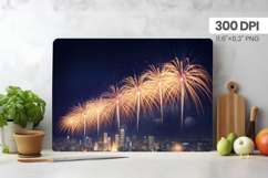 Happy New Year Cutting Board PNG Festive New Year's Eve 2026 Product Image 1