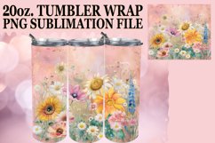 Vibrant Floral Delight Tumbler, Springtime Magic Product Image 1