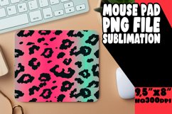 Bright Leopard Print Glitter Mouse Pad Design Designs PNG Product Image 1