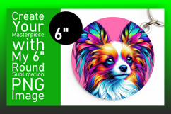 Whimsical Round Design Car Coaster Template , Dog Product Image 1