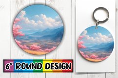 Delicate Blossom Circle Sublimation Assortment Product Image 1