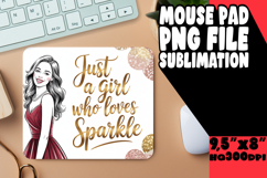 UNIQUE desk PAD Fun Ideas, Just A Girl Product Image 1