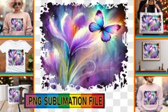 Vibrant TOTE BAG Magic PNG, Butterfly Product Image 1