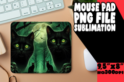 Whimsical Desk Mat Sublimation PNG, Horror Halloween Product Image 1