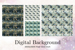 Whale Background Wallpaper Digital Paper Seamless Pattern105 Product Image 1