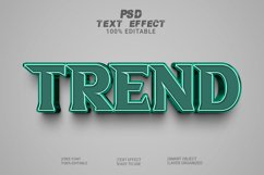 Trend 3d Text Effect PSD File Product Image 1