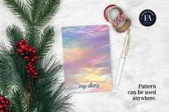 Holographic Pastel Digital Paper, Iridescent Texture Product Image 3