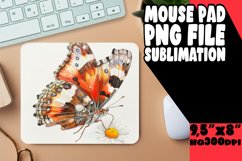 Vibrant Butterfly Serenade Mouse Mat Product Image 1