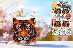 Purr-fect Paradise: 3D Cat Mug Wrap - Sublimation 11oz/15oz Product Image 1