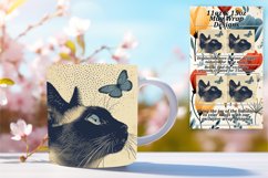 Expressive Feline Mug: Sublimation Elegance Product Image 1