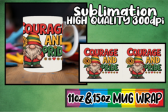 Simply stunning sublimation 11oz 15oz mug wrap, Juneteenth Product Image 1