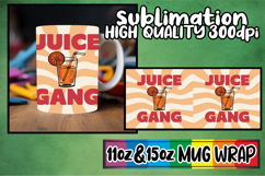 Joyful thoughts sublimation print wrap, Retro Food Product Image 1