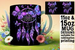 Vibrant Butterfly Dreams Sublimation Mug - 15oz/11oz Product Image 1