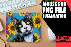 Whimsical Cat Lover's Mouse Mat Product Image 1