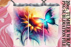 PRESENT OF HARMONY 20oz TUMBLER WRAP, Butterfly Product Image 1