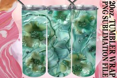 Sublimation Blooming Beauty Tumbler Wrap Design Blossom Product Image 1