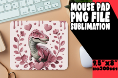 Sweet mouse PAD Inspirational Magic, Cute Dino Product Image 1