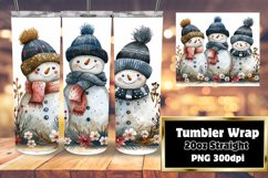 Gingerbread Tumbler Wrap 20oz Christmas Pattern Product Image 1