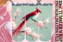 Enchanted vibes 20oz tumbler wrap, Birds Product Image 1