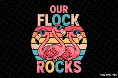 Our Flock Rocks SVG Design | Summer | SVG Cut files Product Image 1