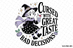 Cursed with Great Taste Svg | Halloween Svg | Svg Cut Files Product Image 1