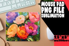 Creative Oil Flower Round Design for Crafting PNG Product Image 1