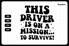Funny Car Sticker Saying | Vehicle Decal - On A Mission Product Image 3