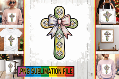 Radiant TSHIRT Designs Ideas, Cross and Bow Product Image 1