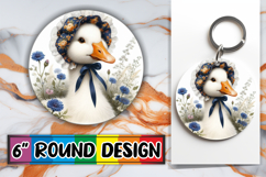 Radiant Round Car Coaster Magic, Goose Product Image 1