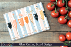 Cutting Board Design | Stripes | Alcohol Product Image 1