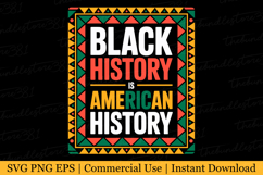 Black history is American History Svg | Svg Cut Files Product Image 1