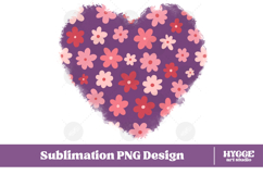 Retro Flowers Background Png Floral Paper Sublimation Bundle Product Image 7
