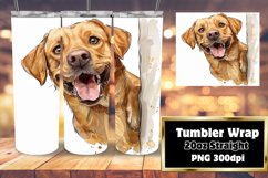 Puppy Whimsy Sublimation Tumbler - 20oz Product Image 1