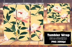 Watercolor Boho Blossom Delight Tumbler Wrap Product Image 1