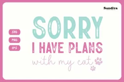 Funny Cat Lover Quotes SVG EPS PNG 14 Product Image 3