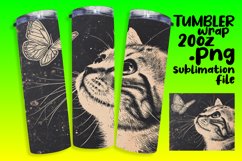 Whisker Wonders: Sublimation Tumblers for Feline Enthusiasts Product Image 1
