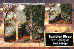 Autumn Watercolor Tumbler | 20oz Wrap Design Product Image 1