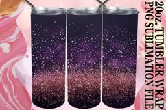 Glittery Leopard Pattern Tumbler Graphic: Sublimation - 20oz Product Image 1