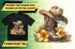 Prairie Periwinkles: Watercolor Floral Sublimation Product Image 1