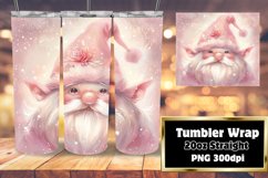 Cozy Comfort: Gnome Tumbler Wrap Sublimation - 20oz Product Image 1