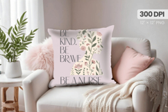 Inspirational Quotes Pillow PNG Motivational PNG Sublimation Product Image 1