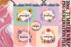 ENCHANTED GIFT 20oz TUMBLER WRAP, Quote Product Image 1