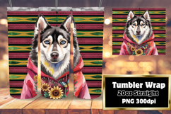 VIBRANT 20oz Tumbler Template for DIY , Cute Dog Product Image 1