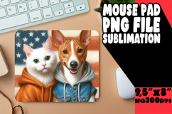 WHIMSICAL mouse PAD Creative Design, Dog and cat Product Image 1